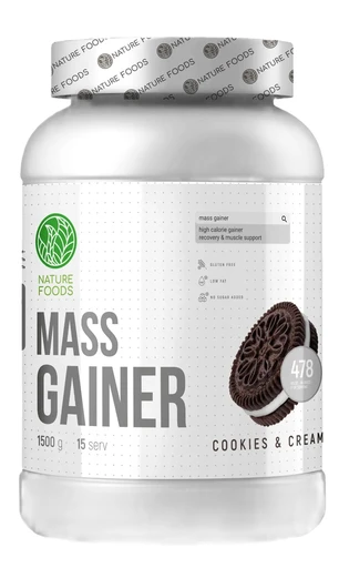 Nature Foods Gainer 1500г - печенье