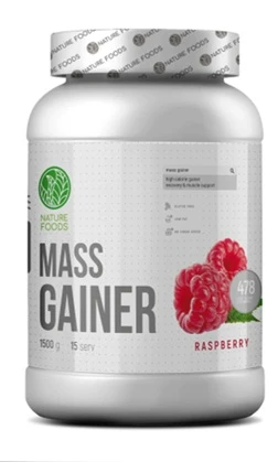 Nature Foods Gainer 1500г - малина